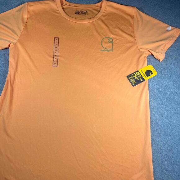 NWT Carhartt Force Sun Defender Youth XL (18-20) Orange T-Shirt Size XL - Picture 2 of 8